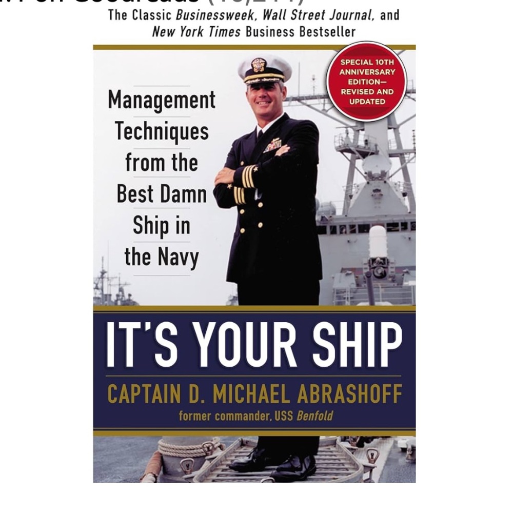 It's Your Ship Book by Captain D. Michael Abrashoff